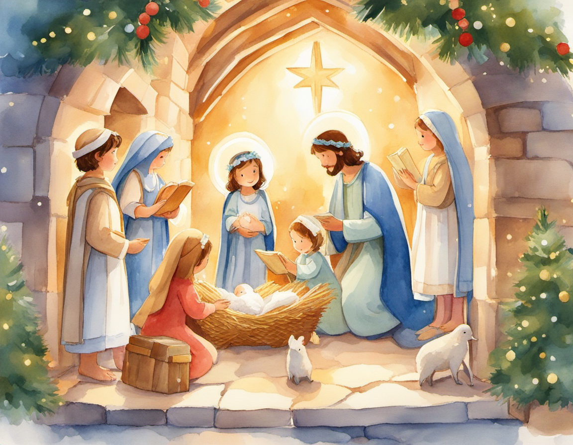 Krippenspiel zu Heiligabend