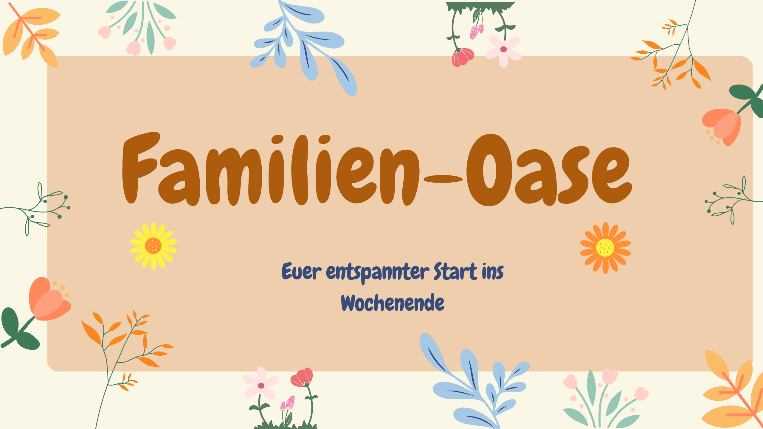 Wohlfühl-Oase mit Reisesegen